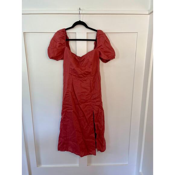 NEW NWT Wilfred Dame Linen Warm Sienna Red Size 8 - Picture 2 of 6